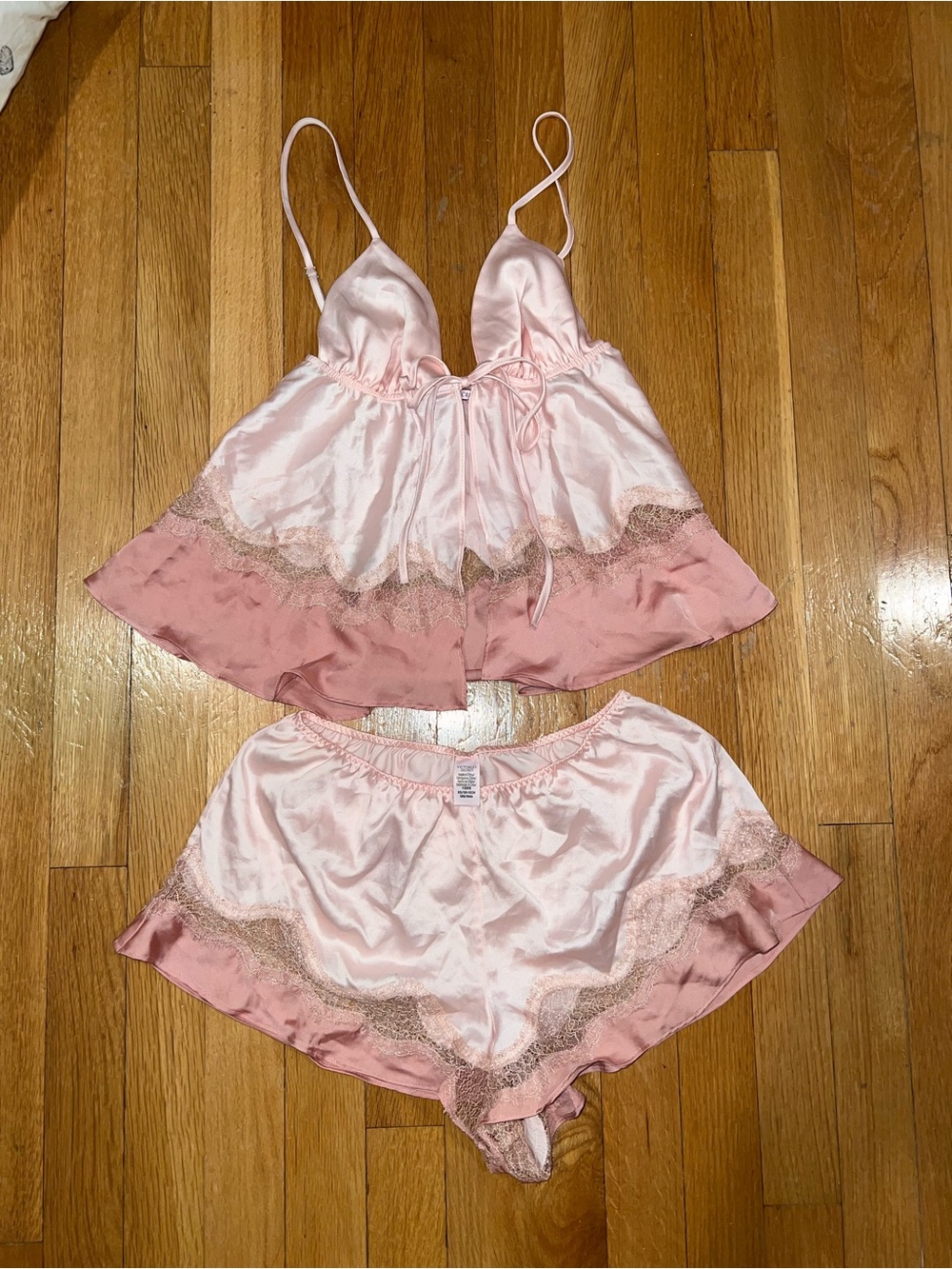 Victoria’s Secret Satin Sleep Set- Blush Pink